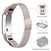 SWEES Fitbit Alta HR and Alta Bands Metal, Milanese Stainless Steel Replacement Accessories Metal Small & Large Band for Fitbit Alta HR and Alta, Champagne