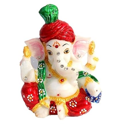 Fashion Bizz Ganesh Idol Car Decor,Home Decor,Office Decor