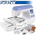 Brother PE770 (PE 770) Embroidery Machine w/ USB Flash Port and Grand Slam Package Includes 64 Embroidery Threads with Snap Spools + Prewound Bobbins + Cap Hoop + Sock Hoop + Stabilizer + 15,000 Embroidery Designs + Scissors ($1,170 Value)