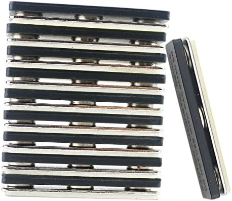 Lionlarth 10 Set Magnetic Name Tag/ID Badge Holder with Magnetic Backing Attachment (balck)