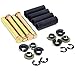 Red Hound Auto Door Hinge Pins and Bushings Kit Compatible with Jeep Cherokee 97-01 Front Repair Replace New