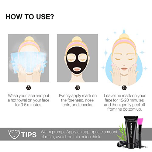 image for Fiery Youth Black Mask Peel Off Mask Charcoal Mask Blackhead Remover M