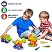 Dinosaur Building Toy Set for Kids - STEM Take Apart Construction Toys Include Build a Dino Construct & Play Kit, Storage Bag, & Coloring Book - Educational Toys, Birthday Party Toy Dinosaurs