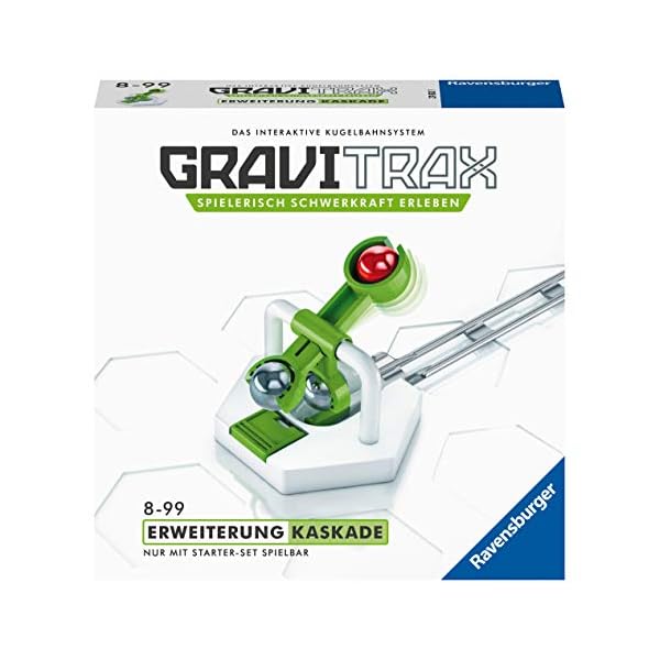 Ravensburger 27612 - GraviTrax Erweiterung Kaskade - Ideales Zubehör für spektakuläre Kugelbahnen…