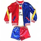 Daddy's Lil Monster Costume Set for Kid Halloween Jacket + T-Shirt + Shorts (Small)