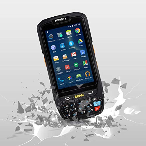 PDA Barcode Scanner Warehouse MUNBYN Rugged Handheld Terminal with