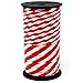 Christmas Curling Ribbon Pack of 3 Rolls Green, Red & White Stripes, and Metallic Silver; Holiday Party Crafts Supplies Decorations- 100 Yards Per Roll - Total of 900 Feet; By Gift Boutique