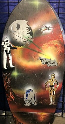 Star Wars Skim Board-Spray paint fan art