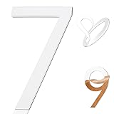 5 Inch Adhesive Numbers, White house Numbers for