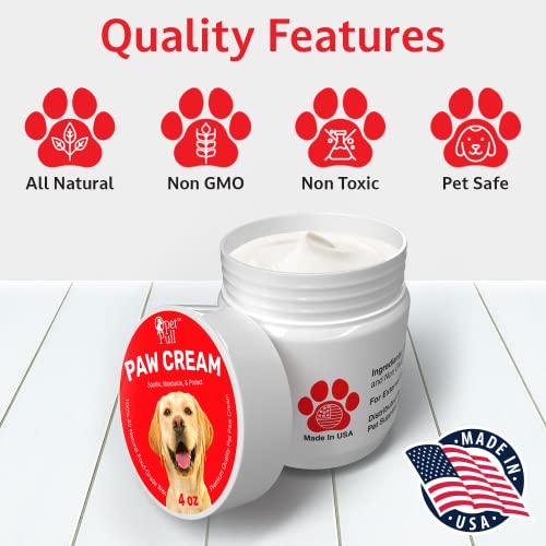 Pet Pull Paw Cream 2 PK Dog Paw Protector for Heat, Cold & Rough