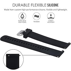 QGHXO Band for Polar Vantage M/M2/V3, Soft Silicone
