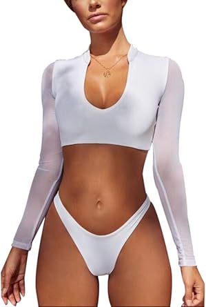 long sleeve bathing suit amazon