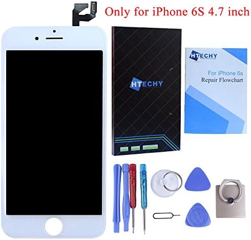 White LCD For iPhone 6S 4.7inch LCD Screen Replacement Kit Digitizer Touch Screen with Frame Display Assembly with 3D Touch &amp; Repair Tools