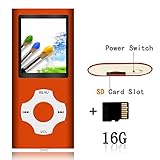 Tomameri - Compact and Portable MP3 / MP4 Player with Rhombic Button - Black