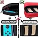 Carrying Case Compatible Nintendo Switch Zelda-Outdoor Waterproof Carrying Case-Travel Silicone Hard Shell Embossed Zelda Handbag with Link Sheikah Slate Eye for Nintendo Switch Console & Accessoriesthumb 4