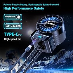 2 Pack multifunctional portable stroller fan 4