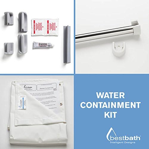 Amazon Com Bestbath Water Containment Kit For Shower Includes