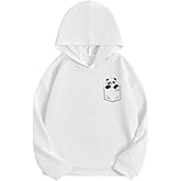 SweatyRocks Girl's Cute Graphic Hoodie Casual Long Sleeve Hooded Sweatshirt Pullover Tops