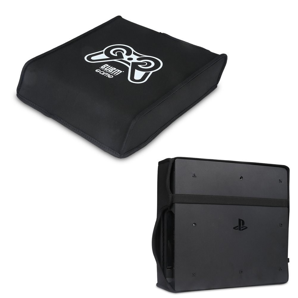 BUBM Sony PlayStation 4 Slim Dust Cover, Soft Waterprooft Guard & Protect Sleeve