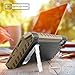 PimpCase Compatible with iPhone X Case, Durable Hybrid Rugged Cover Shockproof Phone Cover with Built in Metal Kickstand Camoflage