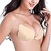 Komene Women's Ultralite Backless Strapless Bra (C, Angel Wing Fleshcolor)