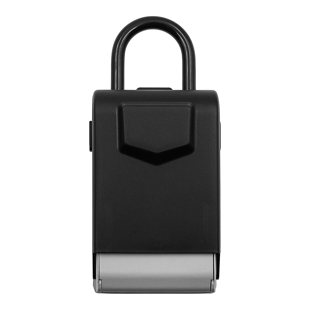 Tiardey Outdoor Key Safe with LED Light Key Safe Wall Mounted Waterproof Lock Box with Code for Home Garage School Office