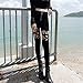 YEMOCILE Punk Gothic Women Leggings Hollow Out Five-Pointed Star Pentagram Pencil Sexy Pants Black