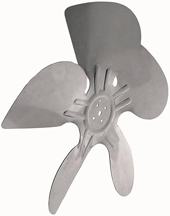 Lüfterrad Breite 58mm Drehrichtung drückend ø 300mm Flügelwinkel 31° Lüfterradbefestigung 25,4mm Aluminium