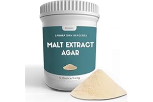 HZNXOLRC 142 Grams Malt Extract Agar Powder, Makes Over 210 to 280 Agar Petri Dishes, Easy to Use, Suitable for Scientific Research, Educational Experiments or Detection