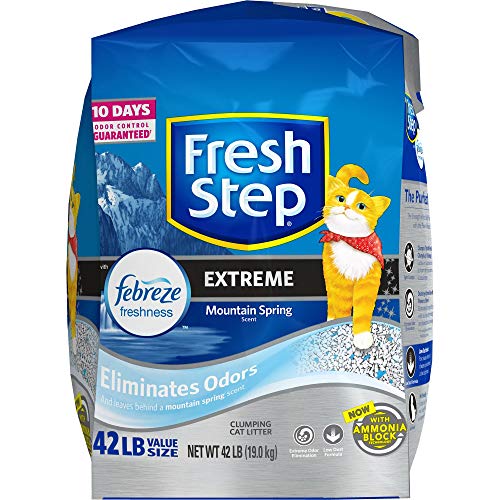 Fresh Step Extreme Scented Litter with the Power of Febreze, Clumping