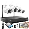 Home Security Camera System Wireless, Maysly 8CH 1080P Surveillance NVR Kits with 4pcs 2.0MP Cameras Outdoor & Indoor…