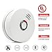 Fire Alarms, Photoelectric Smoke and Fire Alarm with Light Sound Warning 9V Battery (Included) Powered Fire Safety for Home Hotel School etc Passed UL Certification