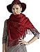 MissWho Cashmere Scarf, Soft Large Wool Scarves Solid Winter Wraps Shawls For Women Men Gift