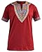 Mens African Shirts Printed Dashiki V Neck Tees Short Sleeve Ethnic Summer Tops Workout Tribal T Shirts
