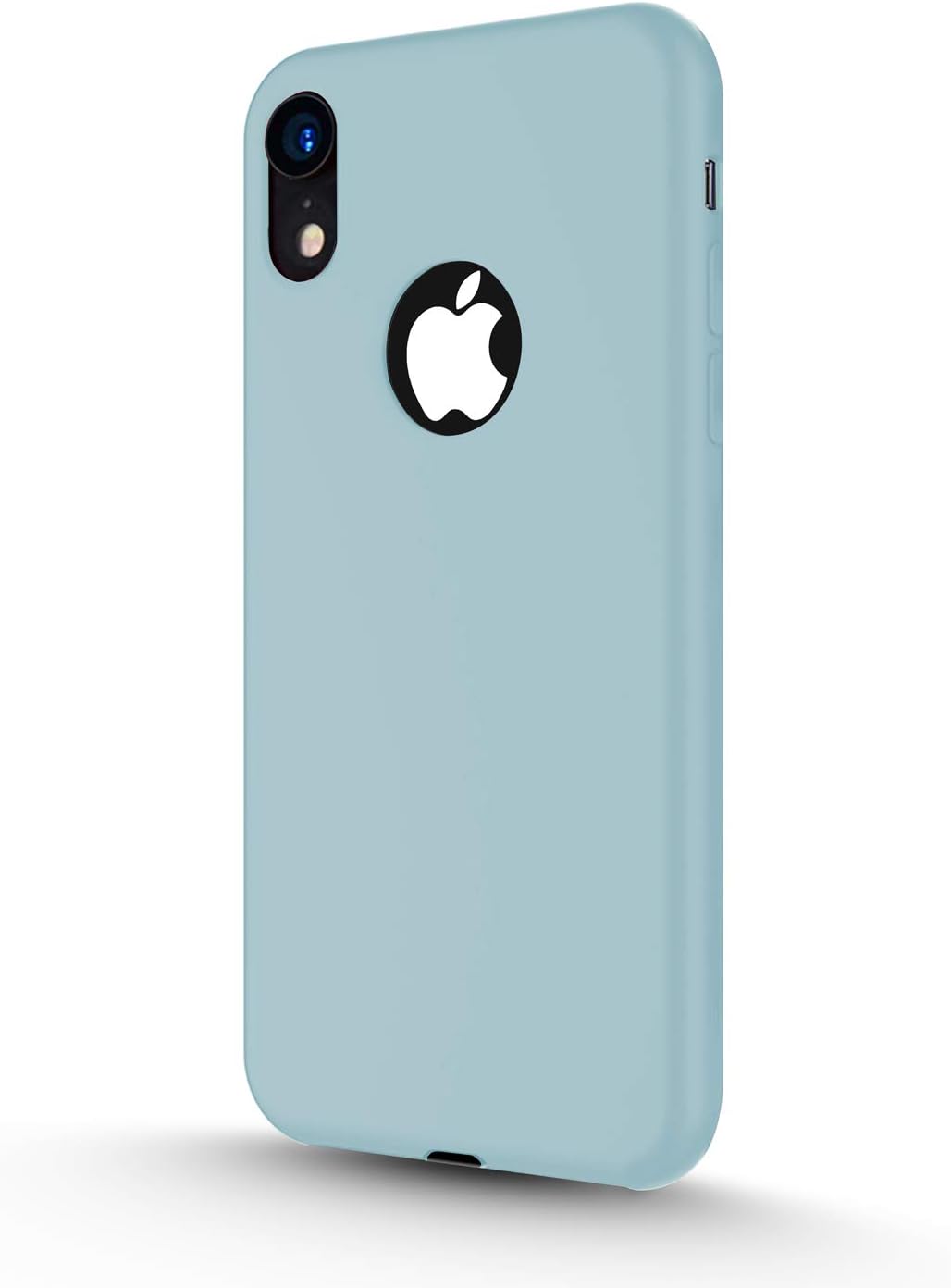 GRIPP® RUBON Logo Cut with Slim Fit Case for iPhone XR 6.1 inches Soft Silicone Shockproof Rubber Gel Material with Lightweight Drop Resistance and Anti-Dust Back Cover (Neon Green)