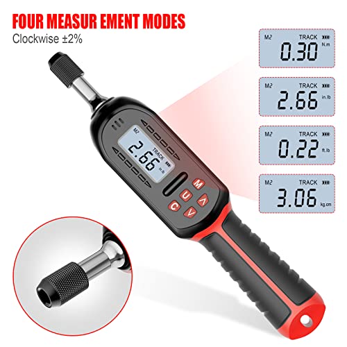 VANPO Digital Torque Screwdriver 2.6653.1 inlbs/0.36 Nm, Adjustable
