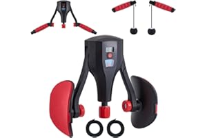 PeakWins Pelvic Floor Exercise Devices,0-132lbs Adjustable Resistance,3-in-1 Inner Thigh Exerciser,Thigh Trainer Kegel Exercise for Men & Women,Home Gym Fitness