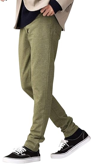 Amazon モノマート Mono Mart スーパーストレッチ スリムフィット ウールライク スキニーパンツ パンツ チノパン メンズ カーキ Lサイズ ロングパンツ 通販