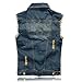 NASKY Men's Fit Retro Ripped Jeans Vest Demin Jacket Vest Waistcoat Top Vest