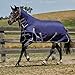 WeatherBeeta ComFiTec Essential Combo Neck Heavy Horse Blanket, Navy/Silver/Red, 81