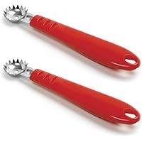 Norpro Stainless Steel Strawberry Huller and Tomato Stem Corer (2-Pack)