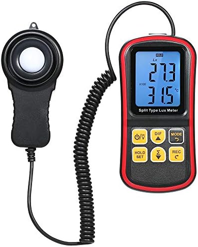 Light Meter Digital Illuminance Meter 4 Switchable... - Vicedeal