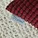 CaliTime Cozy Pillow Cover Case for Couch Sofa Bed Comfortable Supersoft Corduroy Corn Striped Both Sides 12 X 20 Inches Burgundy