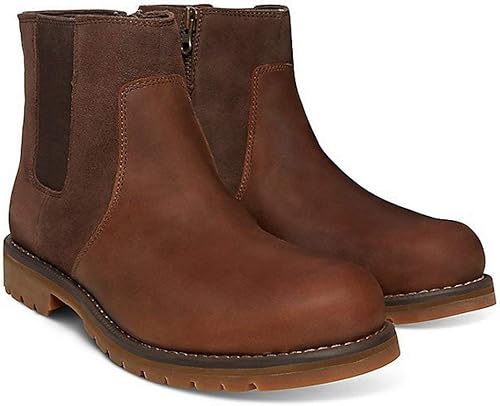 timberland larchmont chelsea boots dark brown