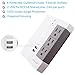 6 Outlet Swivel Wall Tap，Surge Protector Power Strip with Dual USB Charging Ports (3.1A shared), OviiTech Wall Mount Socket Adapter,1500 Joules, Home/Office, ETL Certified