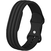 OHOTLOVE Silicone Sport Band Compatible with Google Fitbit Air Band, Soft Waterproof Replacement Wrist Strap for Fitbit Air Accessories Women Men