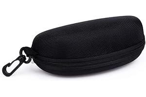 Glasses Case Sunglasses Case Glasses Storage Box Portable Glasses Box Eyeglasses Container for Most Glasses 1pcs Black Useful