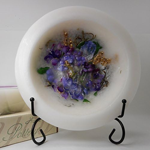 Habersham Lilac Blossom Wax Pottery Home Fragrance (7" Vessel with Stand)