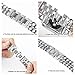 For Apple Watch Band, Wearlizer Stainless Steel Watch Band Replacement Strap for Both Apple Watch Series 1 and Series 2 - 42mm Black