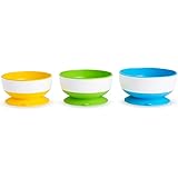 Munchkin 49003 Three Stay Put Suction Bowl, 3-Pack